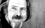 This is a picture of the narrator and author, Alan Watts.